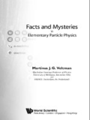 cover image of Facts and Mysteries In Elementary Particle Physics
